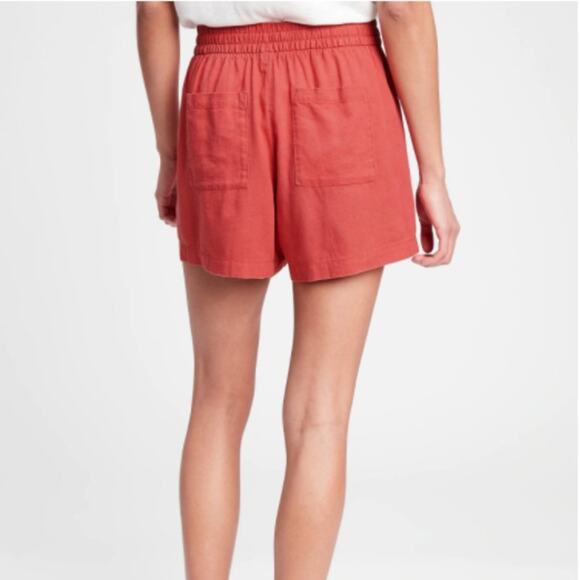 GAP Factory Orange Desert Flower Pull-On Utility Shorts - Picture 2 of 14